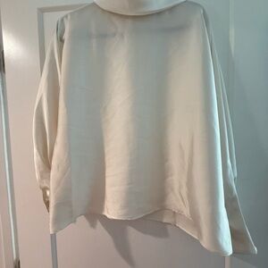 Express Cream Silky Blouse